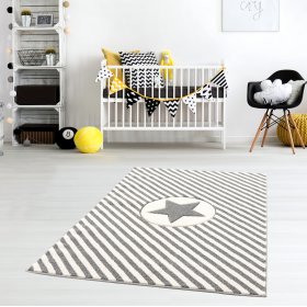 Detský koberec DECOSTAR - šedý, LIVONE