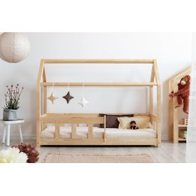 Detská posteľ domček sa zábranou Míle Classic