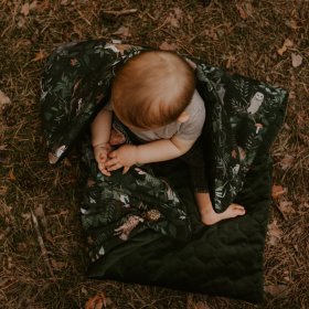 Zateplená detská deka Život v lese