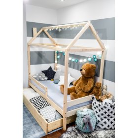 Detská posteľ domček Paul - prírodná