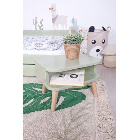Nočný stolík NELL- pastelovo zelený, Ourbaby®