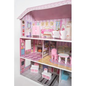 Drevený domček pre bábiky Bella