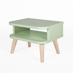 Nočný stolík NELL- pastelovo zelený, Ourbaby®