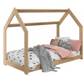 Domčeková posteľ Stela 160 x 80 cm - prírodná
