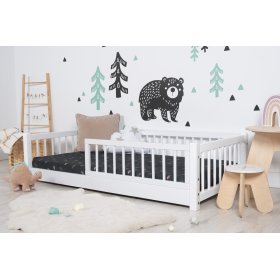 Detská nízka posteľ Montessori Ourbaby - biela, Ourbaby®
