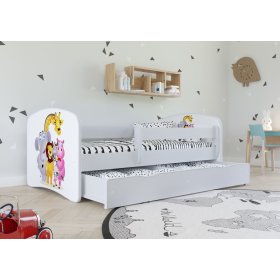 OURBABY detská posteľ so zábranou - ZOO III, Ourbaby