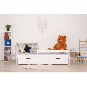Detská posteľ so zábranou - biela, Ourbaby
