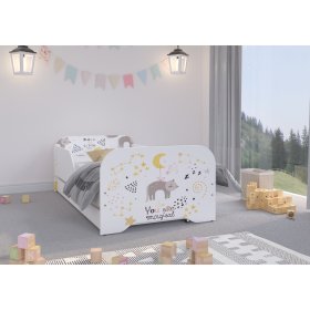 Detská posteľ MIKI 160 x 80 cm - Mačička, Wooden Toys