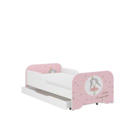 Detská posteľ MIKI 160 x 80 cm - Princezná, Wooden Toys