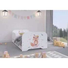 Detská posteľ MIKI 160 x 80 cm - Líška, Wooden Toys
