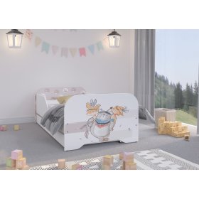 Detská posteľ MIKI 160 x 80 cm - Medveď a líšky, Wooden Toys