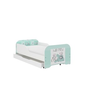 Detská posteľ MIKI 160 x 80 cm - Priatelia, Wooden Toys