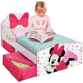 Detská posteľ Minnie Mouse s úložným priestorom, Moose Toys Ltd , Minnie Mouse