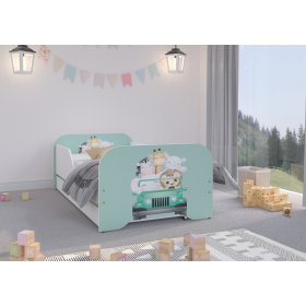 Detská posteľ MIKI 160 x 80 cm - Výlet, Wooden Toys
