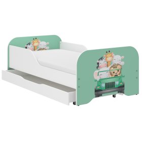 Detská posteľ MIKI 160 x 80 cm - Výlet, Wooden Toys