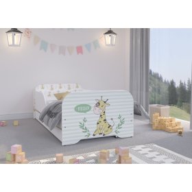 Detská posteľ MIKI 160 x 80 cm - Žirafa, Wooden Toys